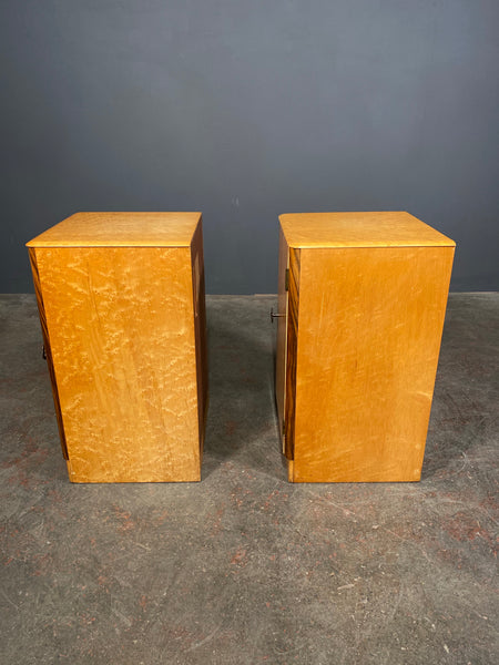 Pair Of Birds Eye Maple Bedside Cabinets By Austinsuite