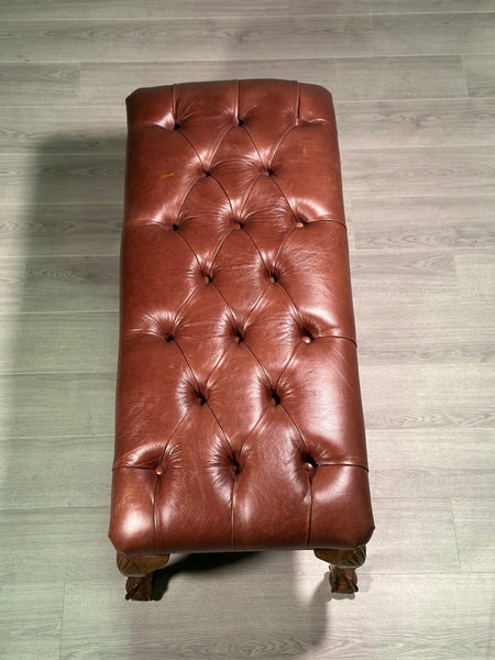 1920’s Leather Window Seat