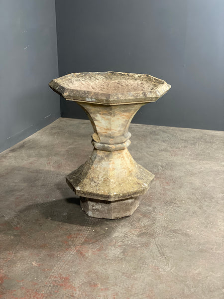 19th Century Large York Stone Birdbath Planter