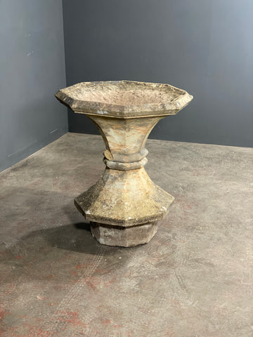 19th Century Large York Stone Birdbath Planter