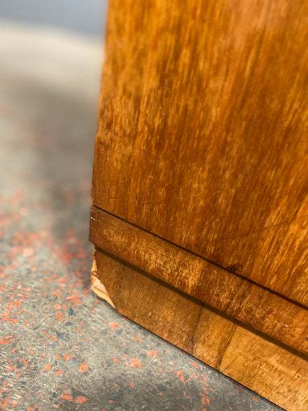 Burr Walnut Art Deco Bedside Cabinets
