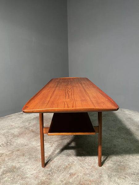 Danish Arne Hovmand Olsen Teak Mid Century Coffee Table