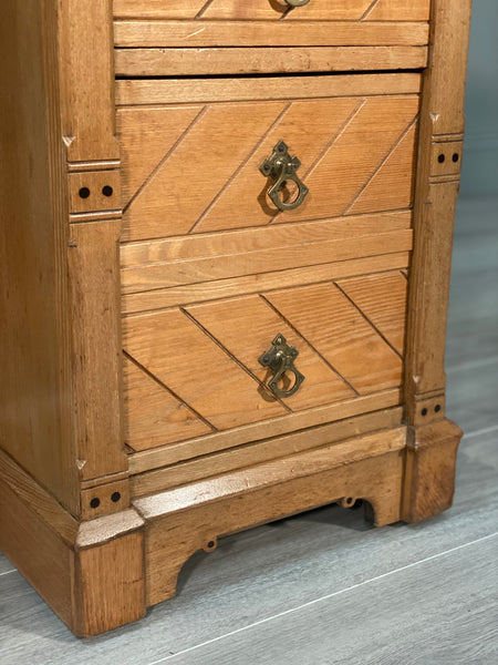 19th Century Aesthetic Movement Ash Dressing Table