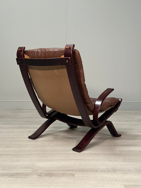 Focus Leather Armchair By Bramin c.1970’s