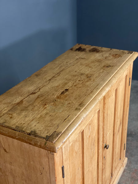 Victorian Pine School Cupboard