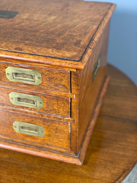 Antique Oak Cutlery Cabinet Mappin And Webb