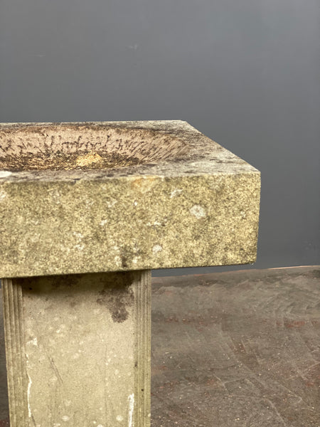 Small York Stone Birdbath