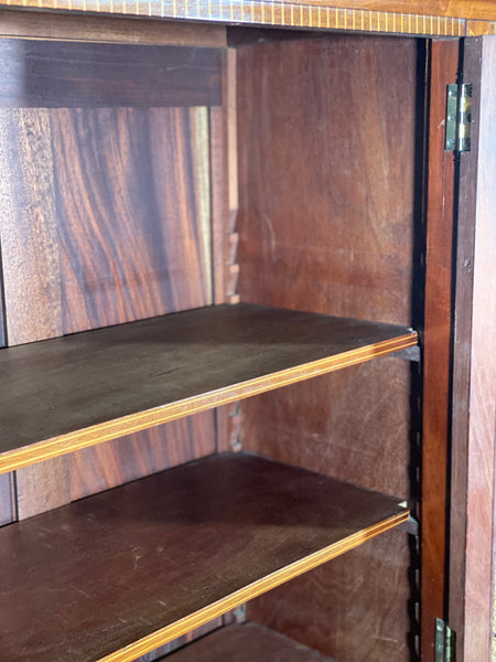 Edwardian Inlaid Mahogany Display Cabinet