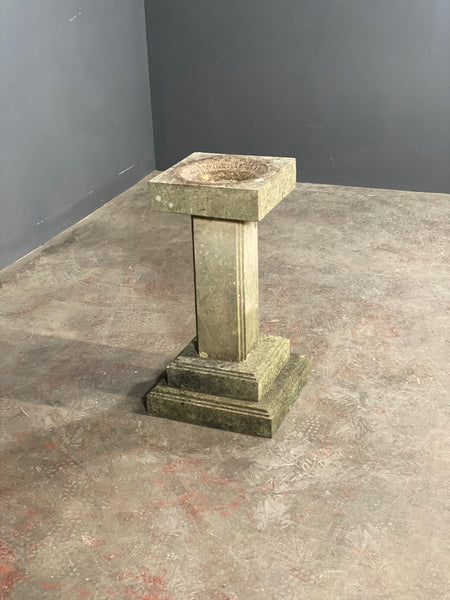 Small York Stone Birdbath
