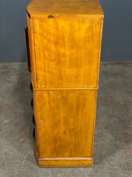 Art Deco Walnut Cabinet