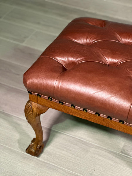 1920’s Leather Window Seat