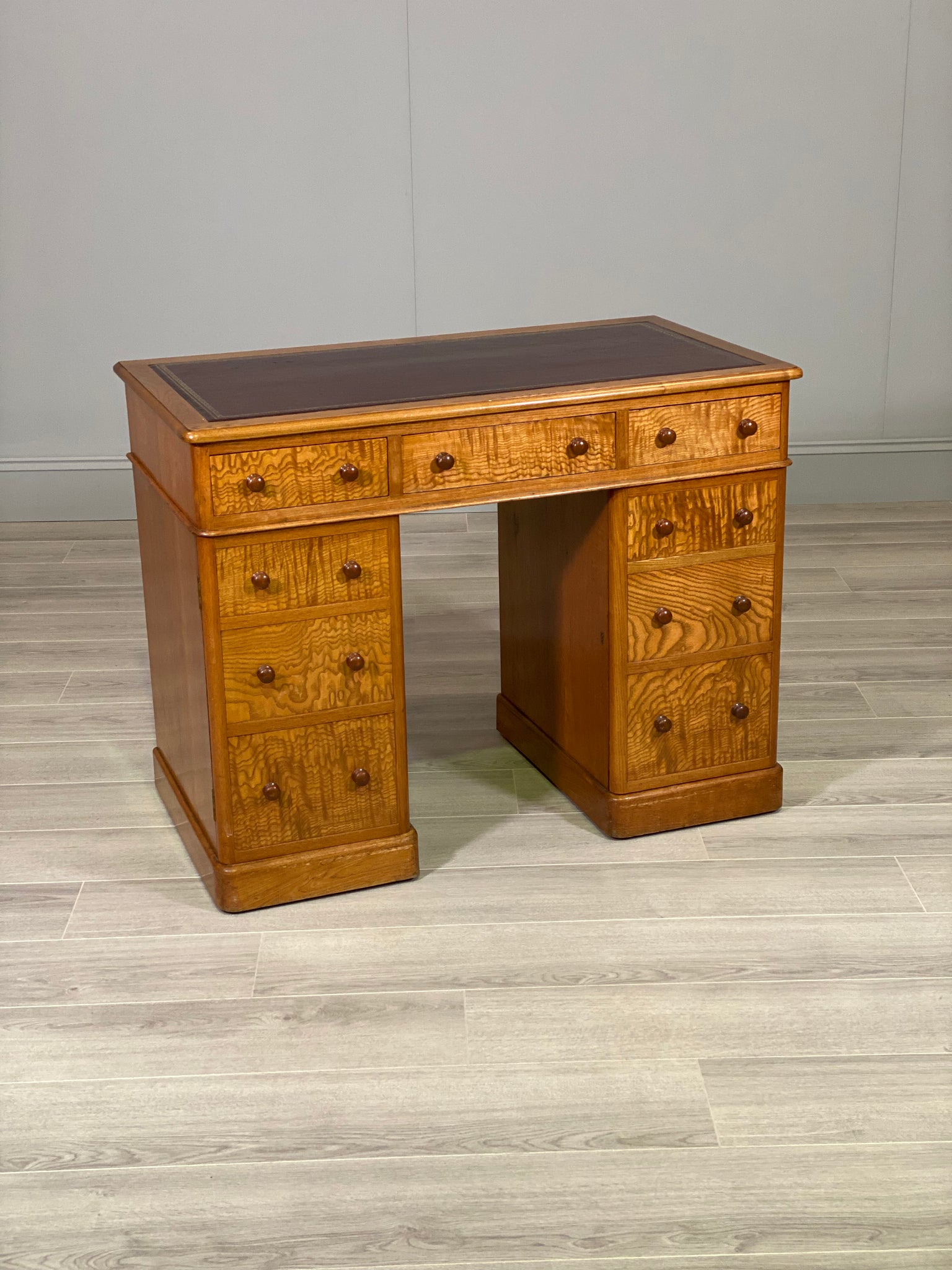 Small Edwardian Ash Writing Desk