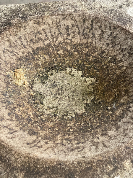 Small York Stone Birdbath