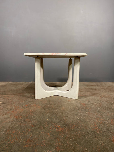 20th Century Marmorino Italian Side Table