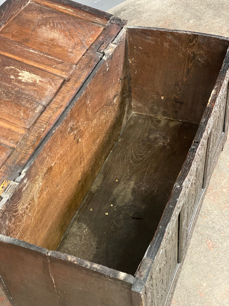 18th Century Carved Oak Georgian Chest