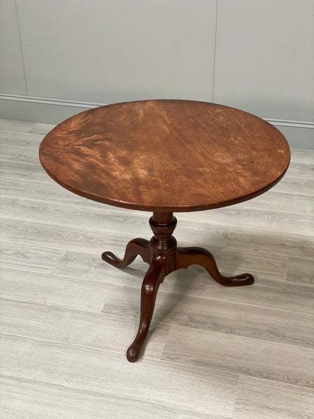 Antique Georgian Mahogany Tilt Top Table