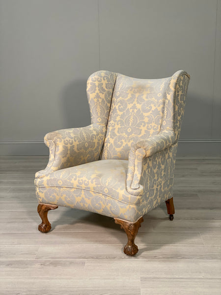 Early 20th Century Winged Back Armchair