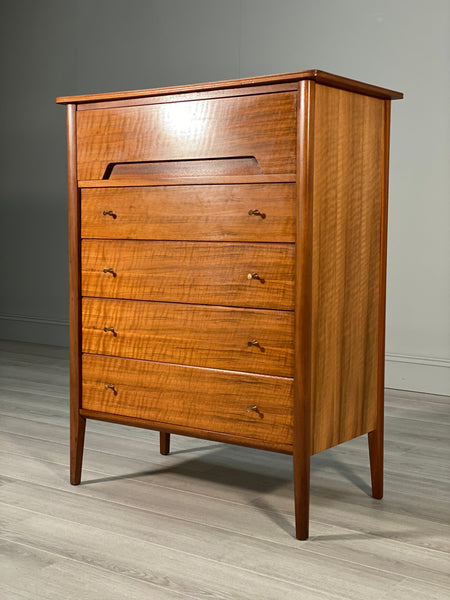 A 1960’s French Walnut Chest of Drawers By A. Younger