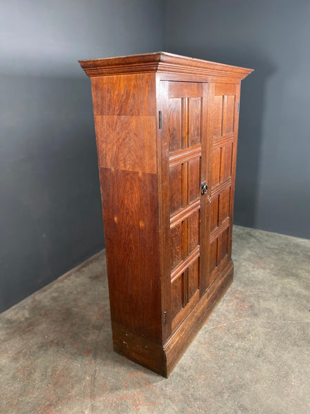 Large Oak Church Vestry Cupboard c1900