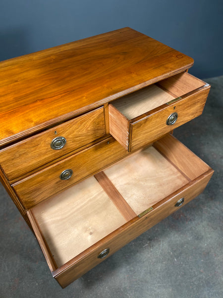 Antique Edwardian Mahogany Chest Of Drawers