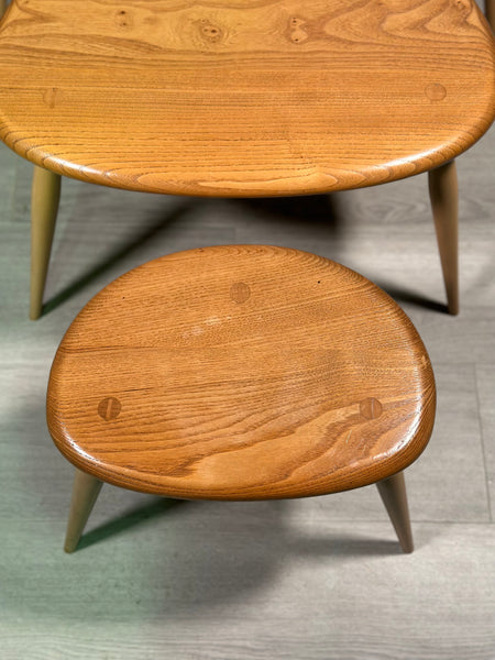Vintage Ercol Pebble Nest Of Tables