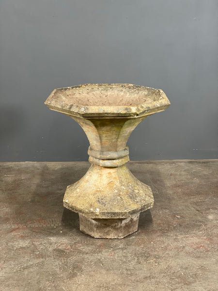 19th Century Large York Stone Birdbath Planter