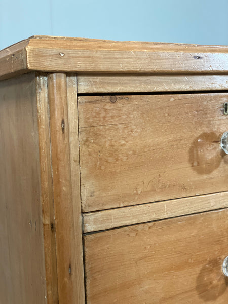 Victorian Pine Chest Of Drawers