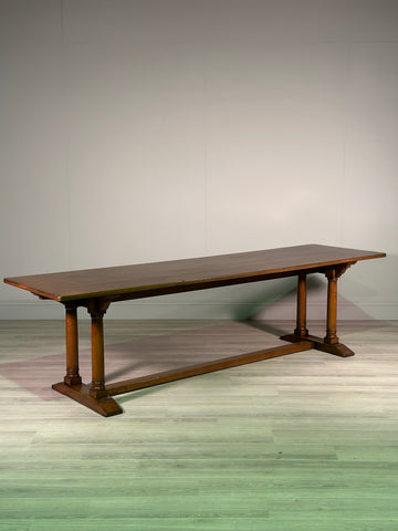 Antique Heals Tilden 9ft Oak Dining Table