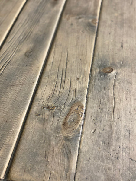 Large Victorian Pine Mill Table c1890