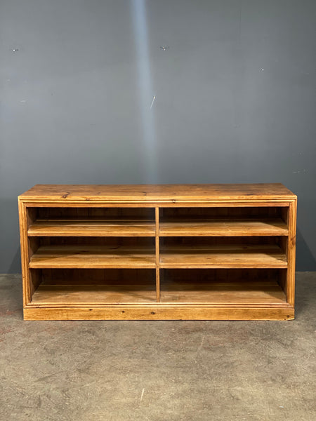 Early 20th Century Pine Shop Counter