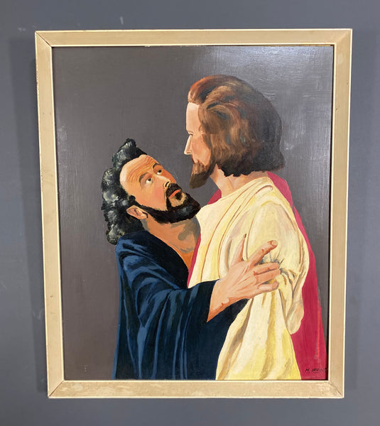 ‘The Betrayal’ oil painting by H Irving