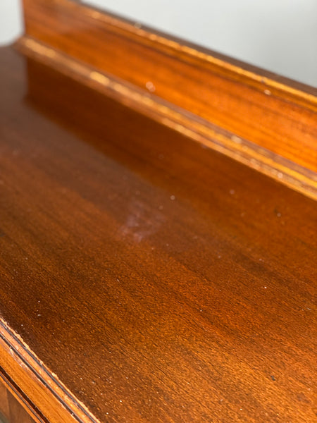 Edwardian Glazed Mahogany Bookcase