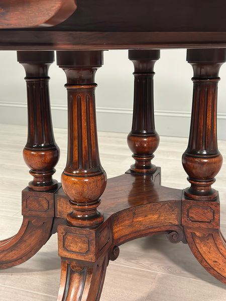 19th Century Rosewood Dropleaf Centre Table