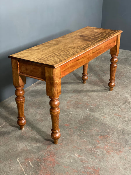 19th Century Satin Birch Scottish Console Table