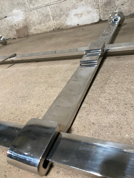 16ft Stainless Steel Butchers Shop Display Rack Ceiling Mounted