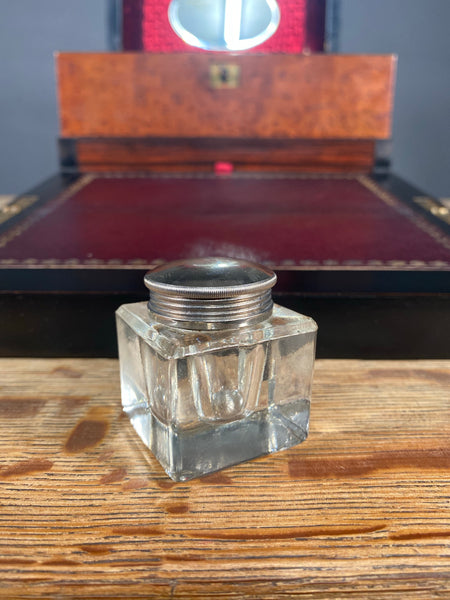 Antique 19th Century Burr Thuya Jewellery Box With Writing Slope