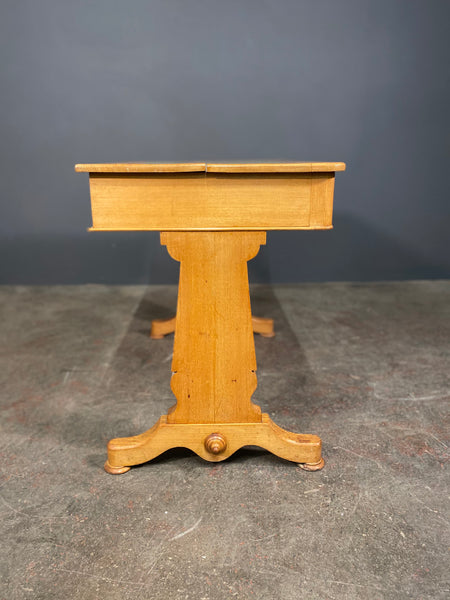 Small Light Oak Writing Desk c1920