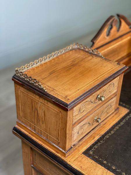 A Victorian Rosewood Desk By Maple & Co