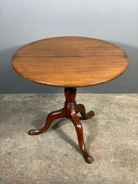 A Rare Georgian Mahogany Flip Top Table