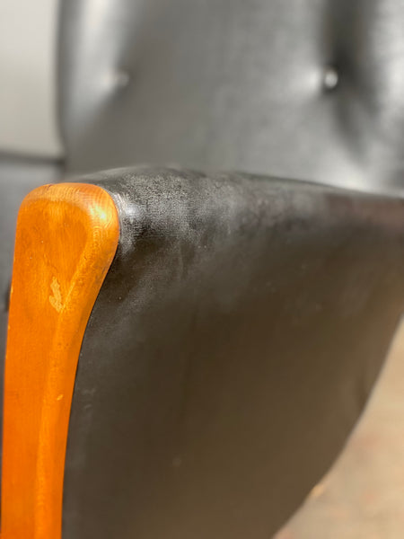 Mid Century Reclining Swivel Chair