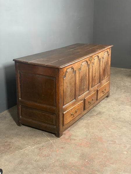 Large Georgian Oak Chest