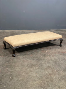 Victorian Ball & Claw Oak Footstool