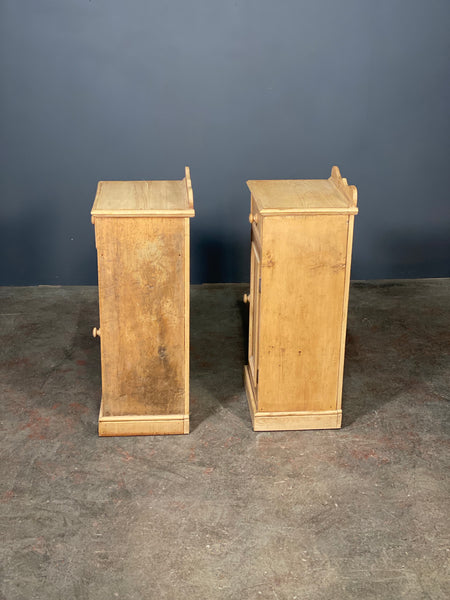 Pair Of Early 20th Century Pine Bedside Cabinets
