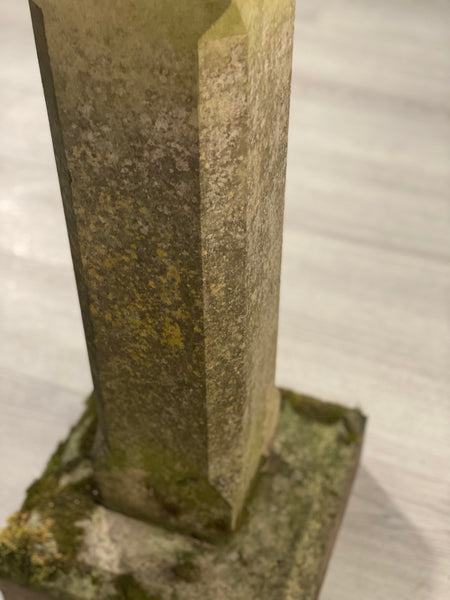 Antique Weathered York Stone Bird Bath