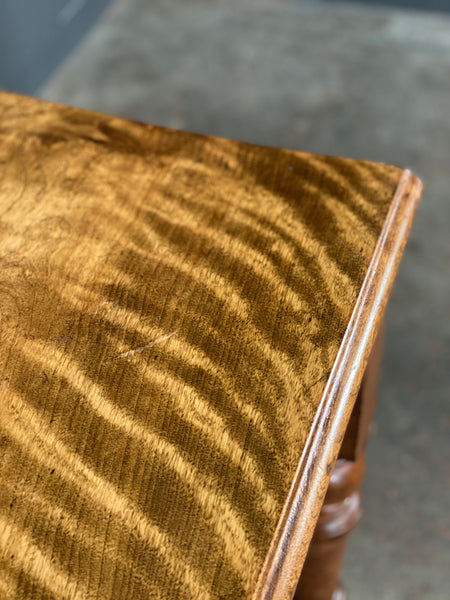 19th Century Satin Birch Scottish Console Table