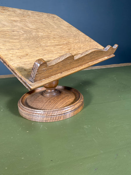 Antique Oak Bible Book Stand