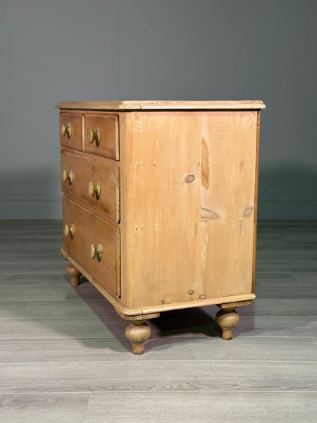 Victorian Pine Chest Of Drawers