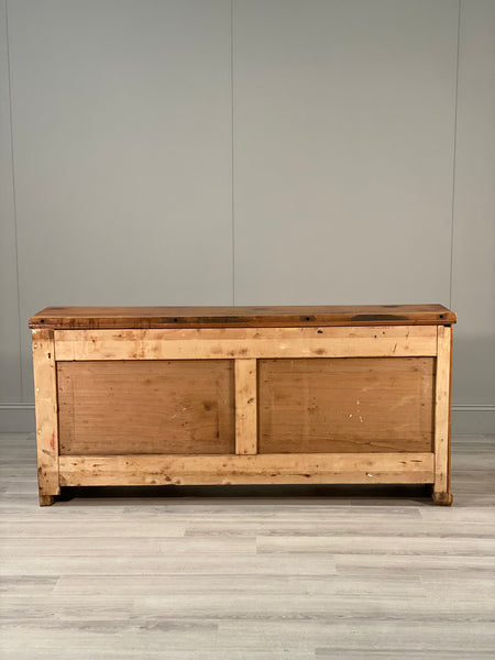 19th Century Pine Bank Of Drawer’s