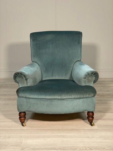 A Deep Seated 19th Century Howard Style Armchair