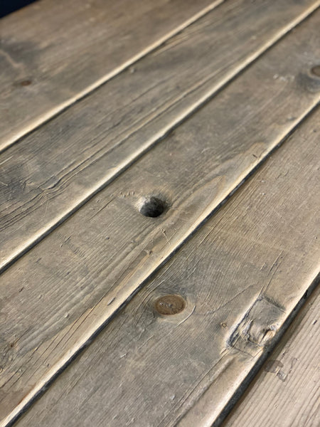Large Victorian Pine Mill Table c1890